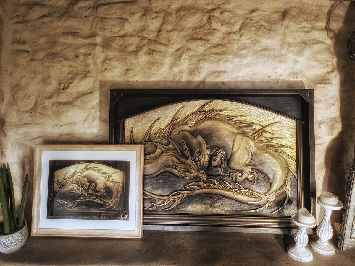 Special Offer - Glaurung+Ancalagon -Signed Prints