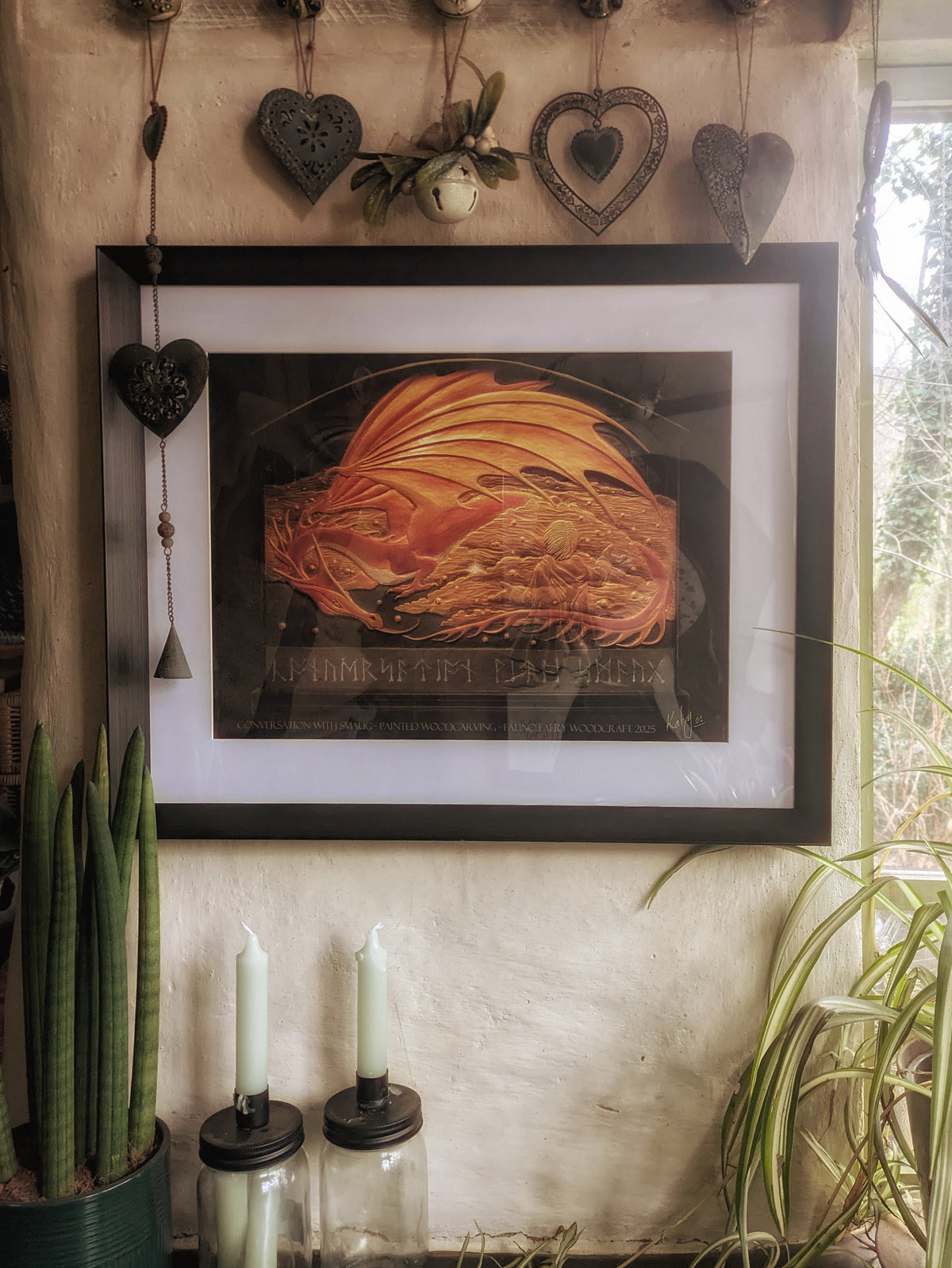 Conversation with Smaug - signed print- special offer