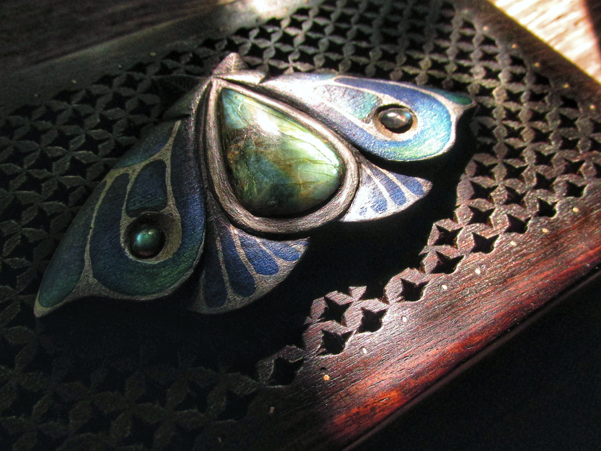 Blue Moon Moth